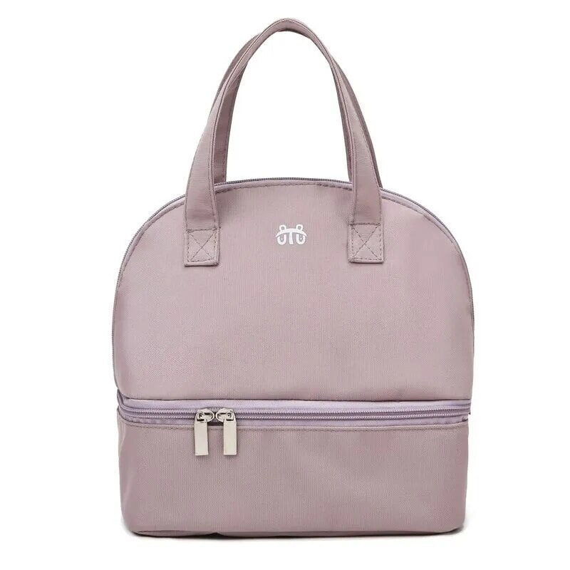 Portable Mother Feeding Bottle Bags Heat Insulation Single Backpack 2 Layer Lunch Bag Leak-proof Milk Cooler Bag