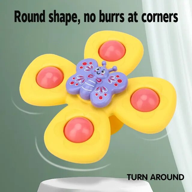 Travel Car/Plane Window Suction Spinner Baby Toy
