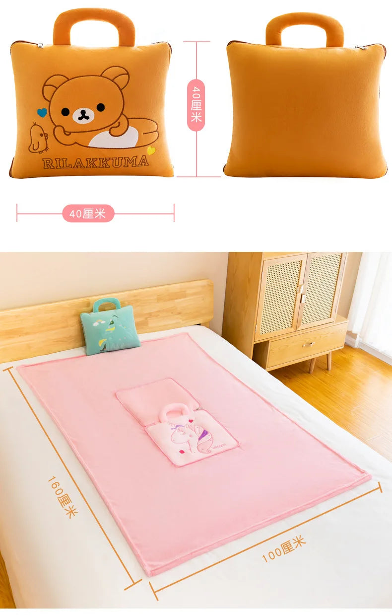 Cute Pillow Quilt Dual-USE
