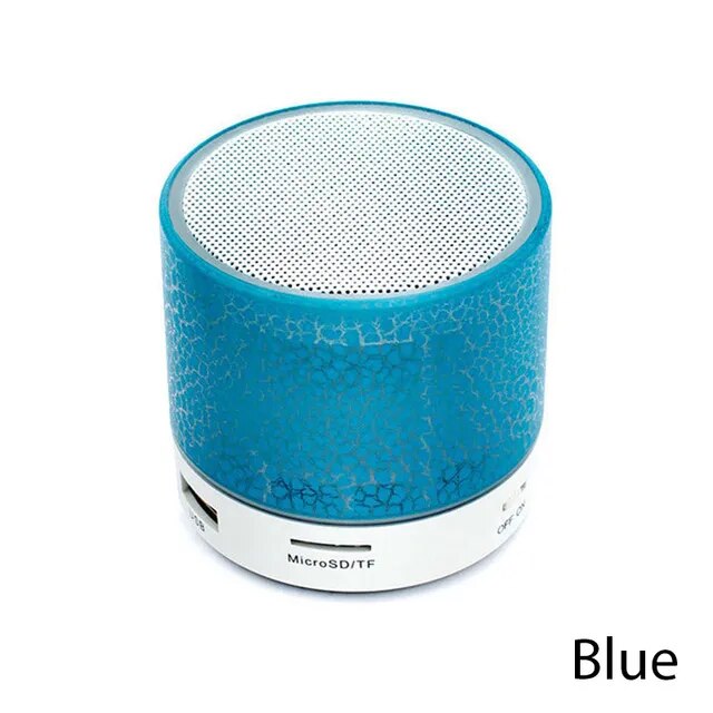 New Mini Wireless Bluetooth Outdoor Subwoofer Portable Speaker Radio Music Sound Box Dazzling Crack Wireless Speaker