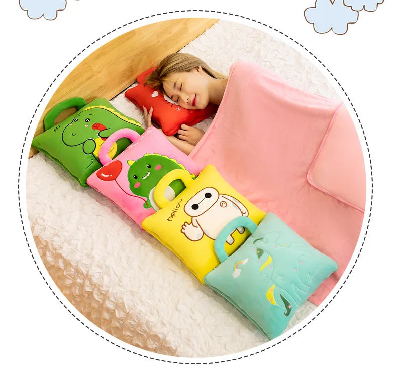 Cute Pillow Quilt Dual-USE