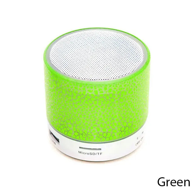 New Mini Wireless Bluetooth Outdoor Subwoofer Portable Speaker Radio Music Sound Box Dazzling Crack Wireless Speaker