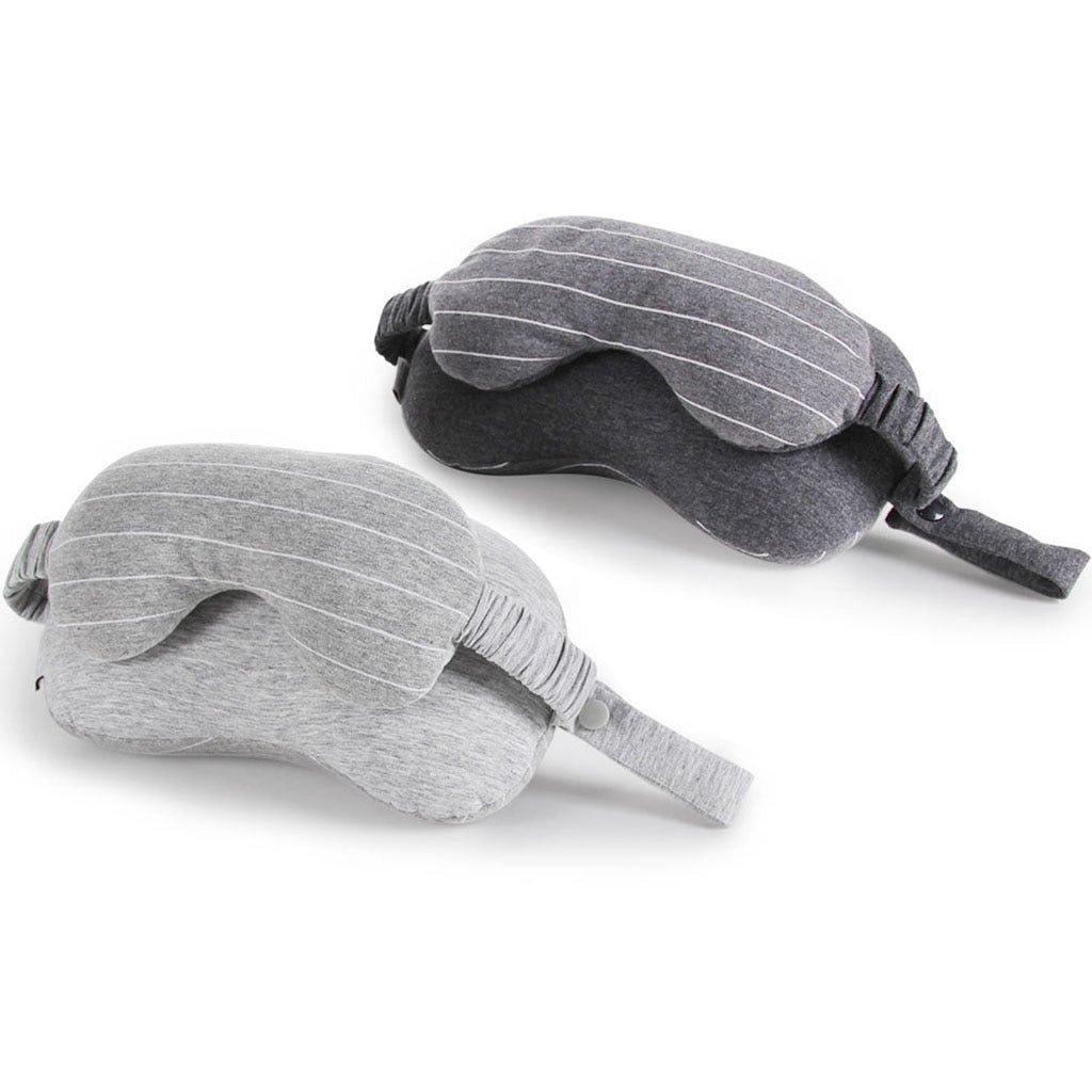 Travel Neck Pillow With Eye Mask
