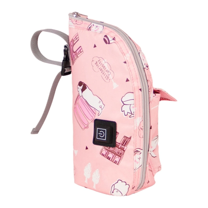USB Travel Baby Bottle Warmer Bag