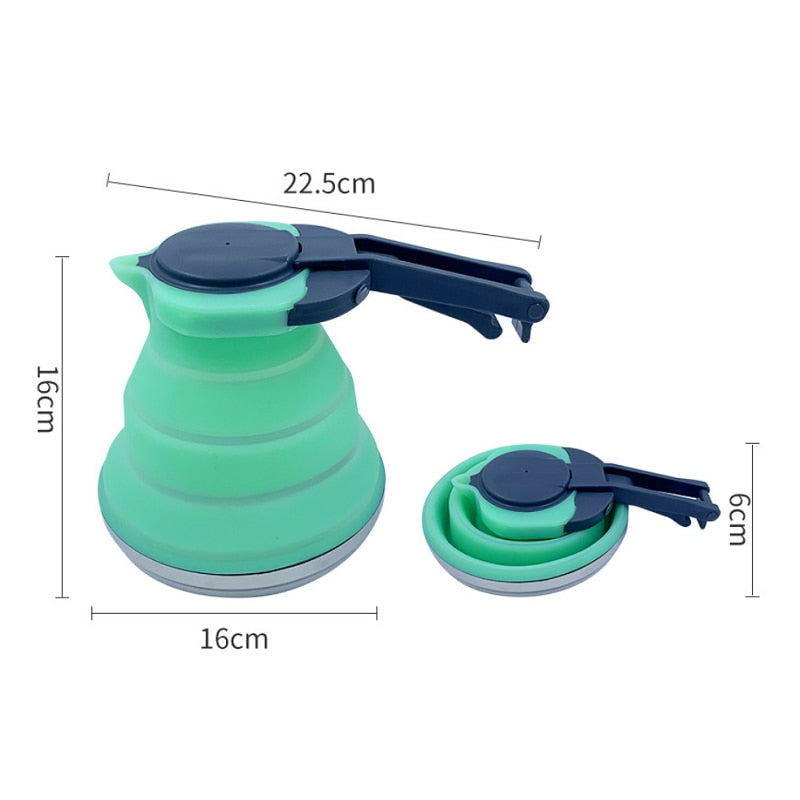 Easy Carry Folding Silicone Kettle.