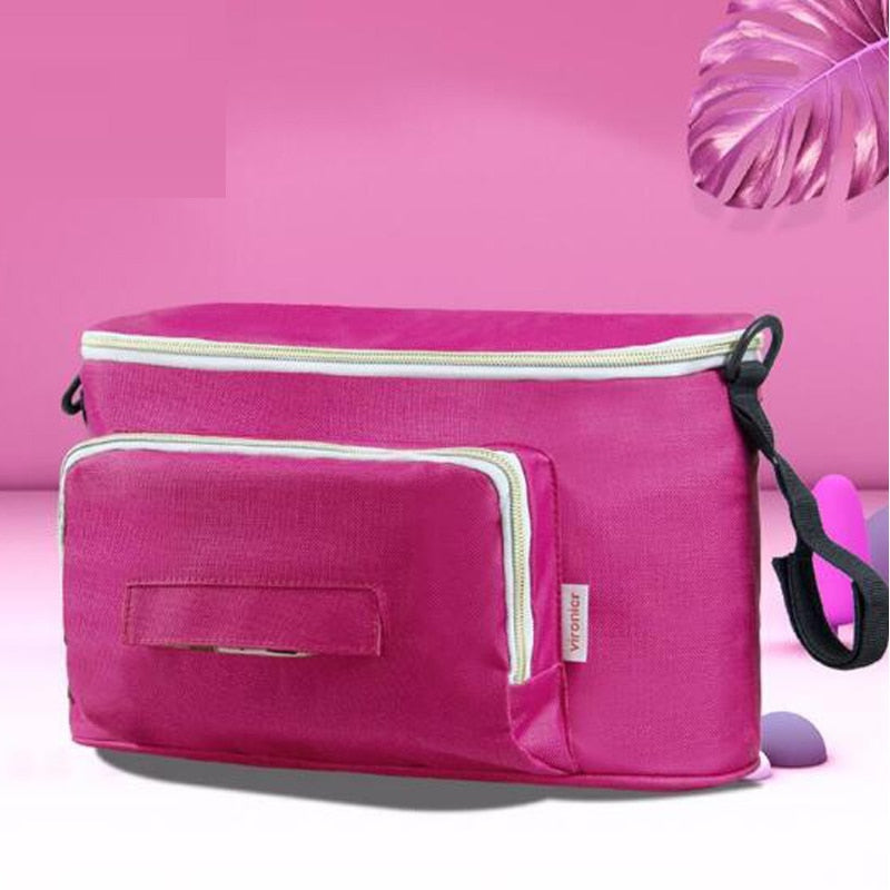 Large Capacity Travel Baby Stroller Storage Organizer.