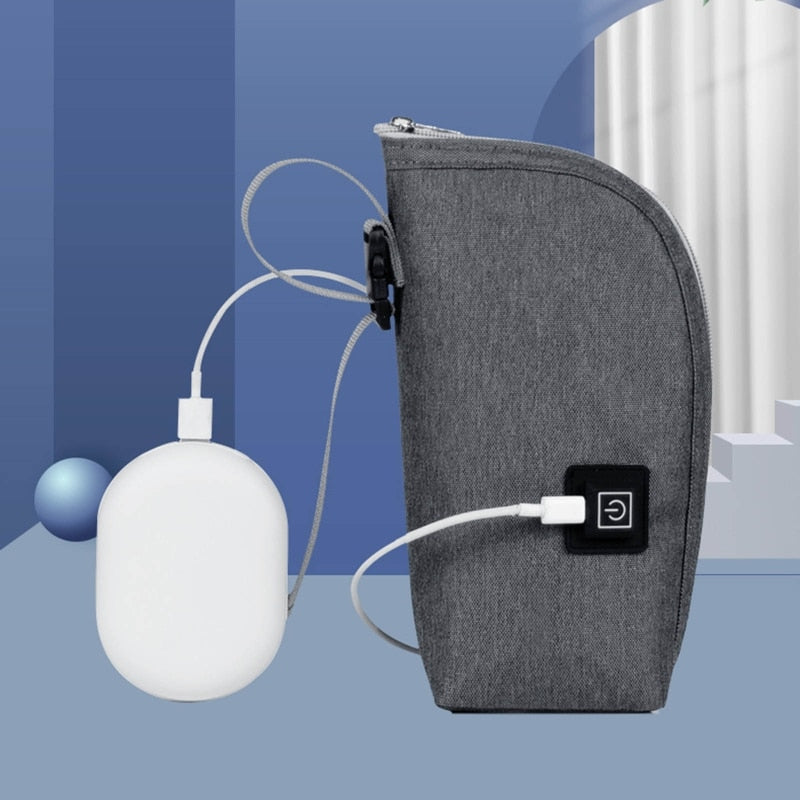 USB Travel Baby Bottle Warmer Bag