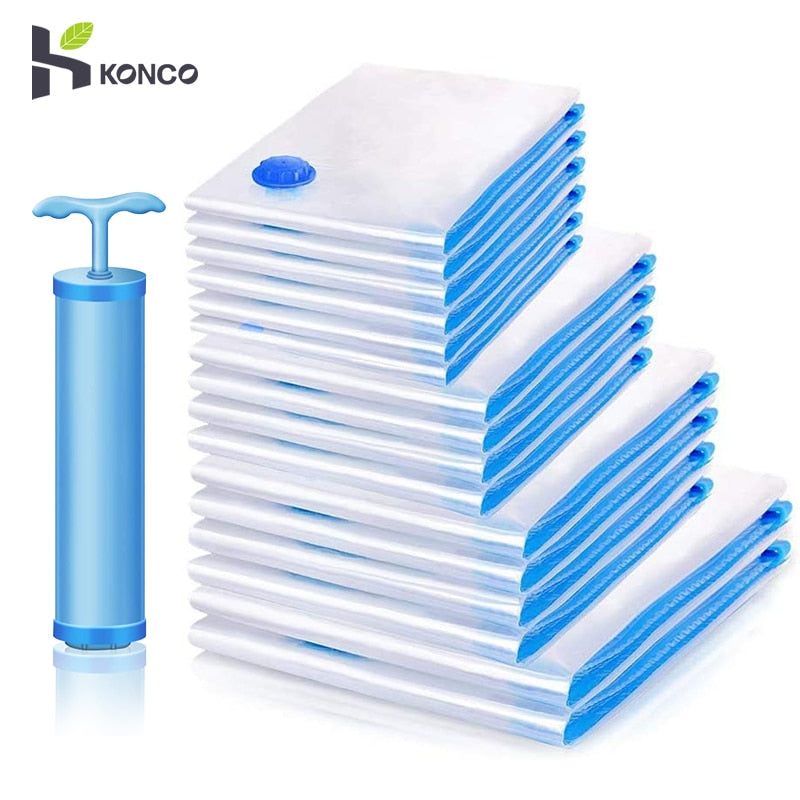 Travel Vacuum Bag for Storage Bag With Valve