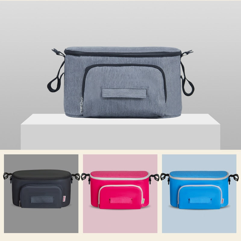 Large Capacity Travel Baby Stroller Storage Organizer.