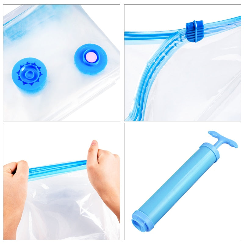 Travel Vacuum Bag for Storage Bag With Valve
