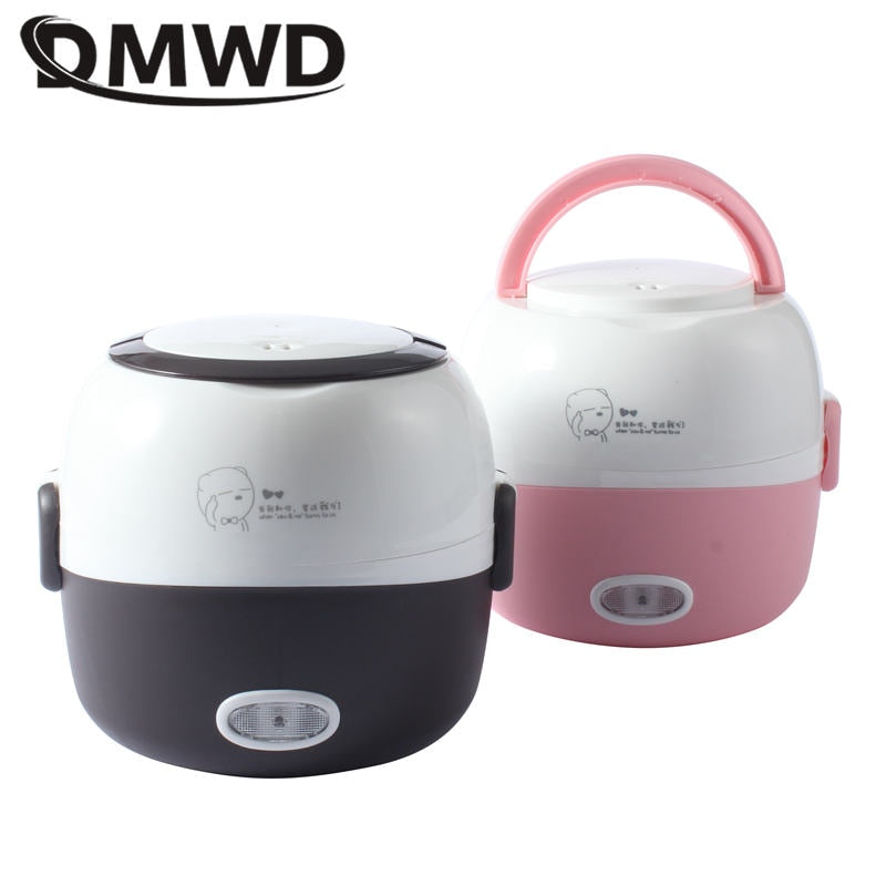 Portable Food Steamer Cooking Container Meal Lunchbox Warmer