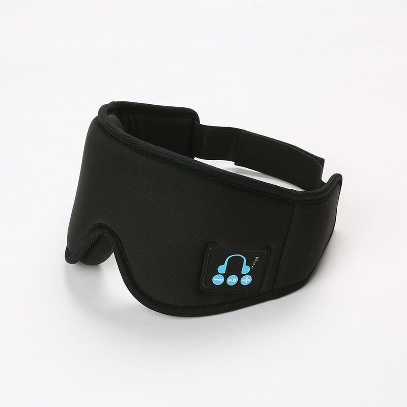 3D Eye Mask Travel Head Set With Microphone Bluetooth 5.0 Wireless