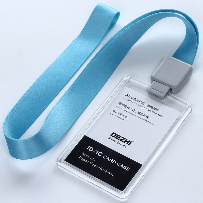 Retractable Lanyard with Transparent Business ID Holder