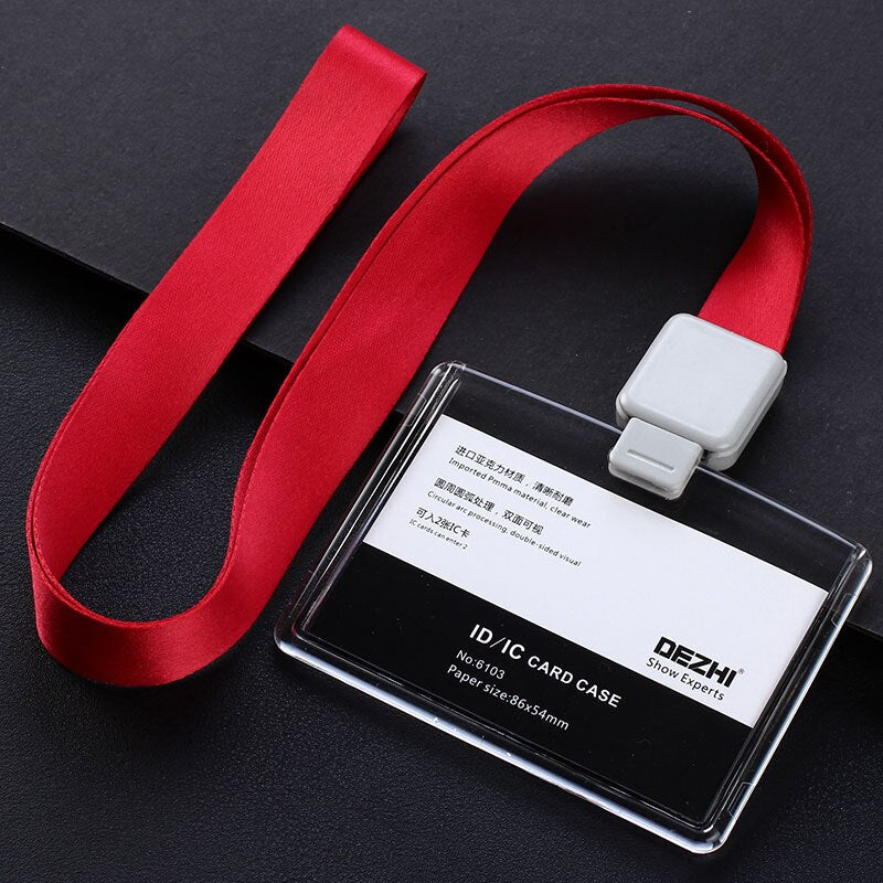 Retractable Lanyard with Transparent Business ID Holder