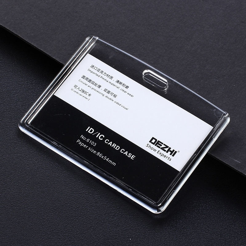 Retractable Lanyard with Transparent Business ID Holder