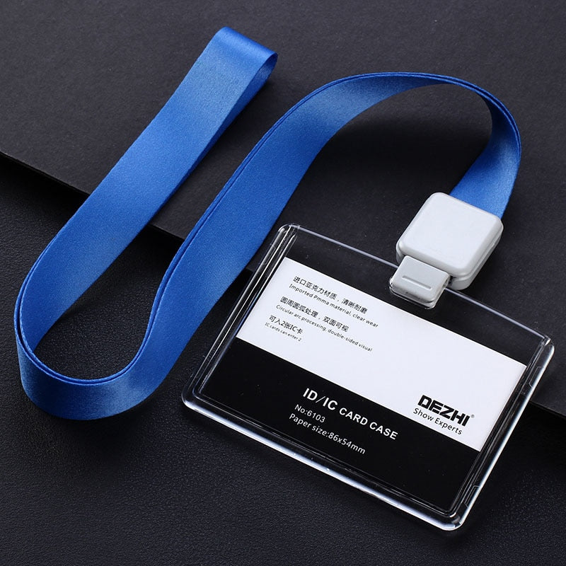 Retractable Lanyard with Transparent Business ID Holder
