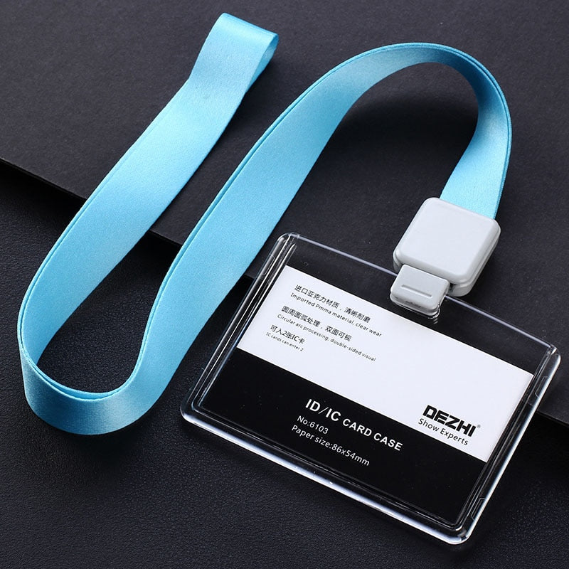 Retractable Lanyard with Transparent Business ID Holder