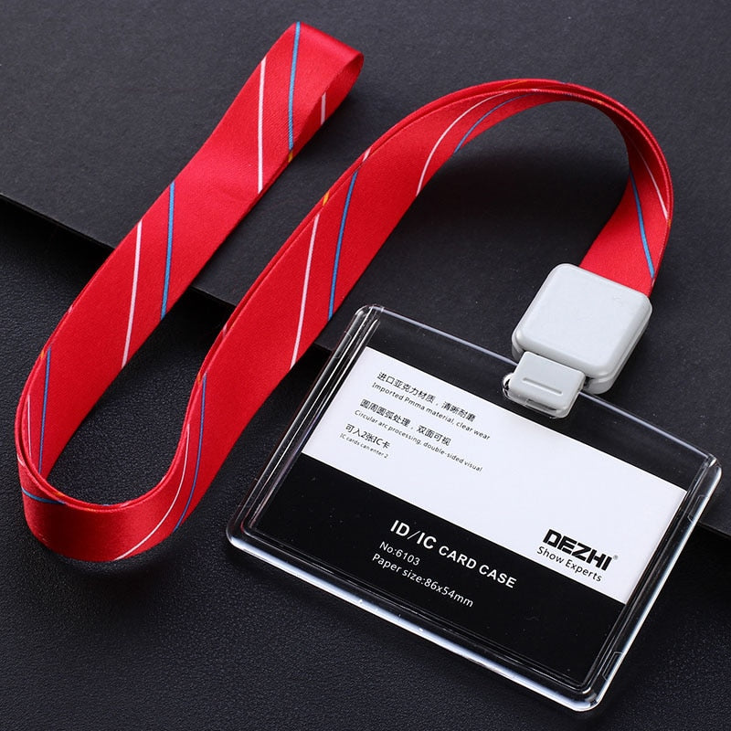 Retractable Lanyard with Transparent Business ID Holder