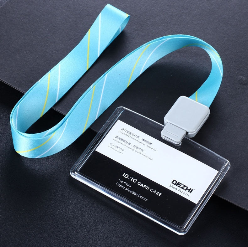Retractable Lanyard with Transparent Business ID Holder