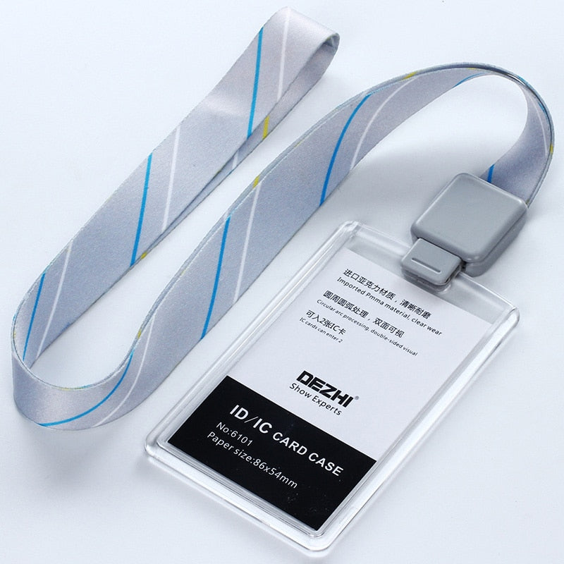 Retractable Lanyard with Transparent Business ID Holder