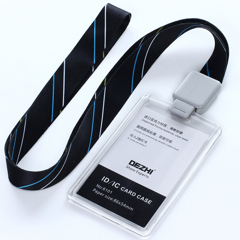 Retractable Lanyard with Transparent Business ID Holder