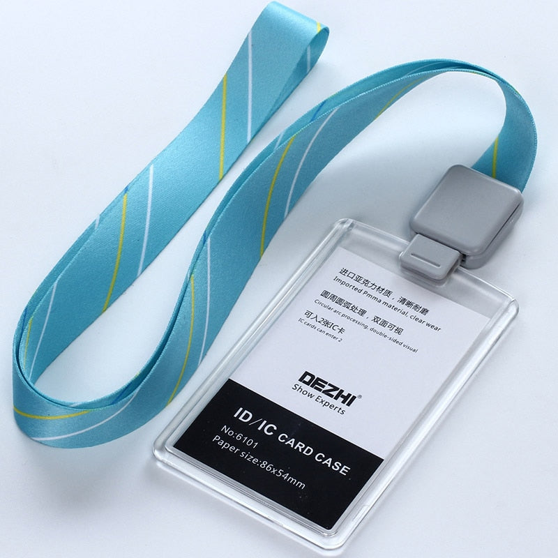 Retractable Lanyard with Transparent Business ID Holder