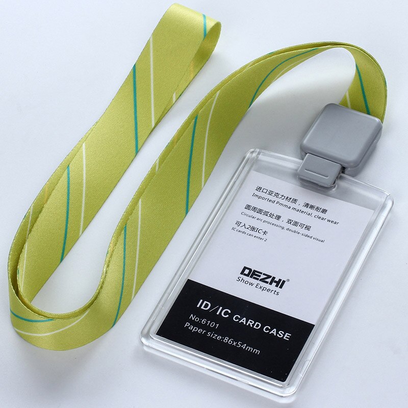 Retractable Lanyard with Transparent Business ID Holder