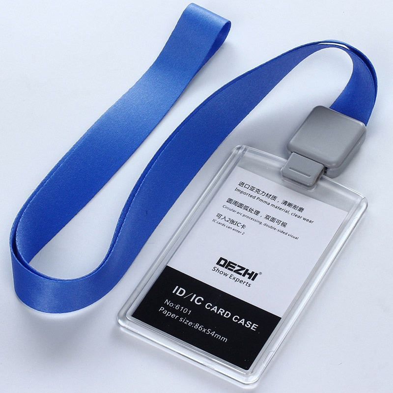 Retractable Lanyard with Transparent Business ID Holder