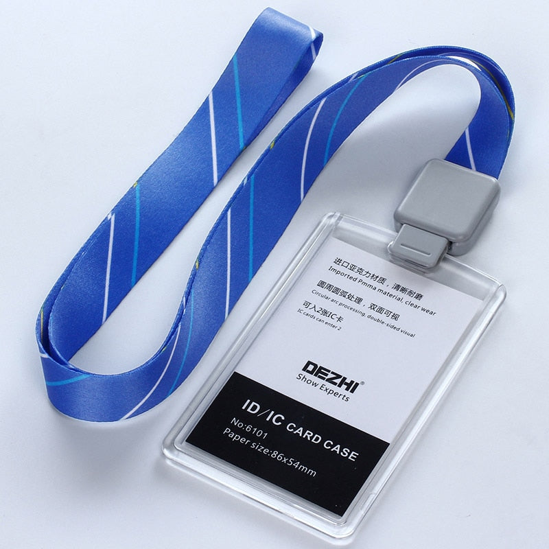 Retractable Lanyard with Transparent Business ID Holder