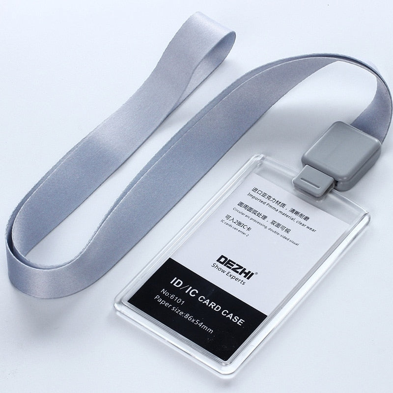 Retractable Lanyard with Transparent Business ID Holder
