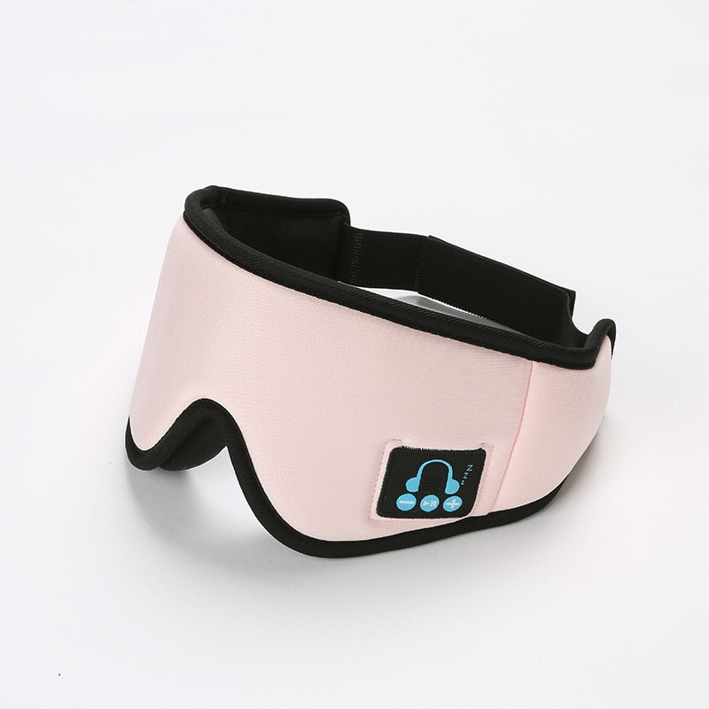 3D Eye Mask Travel Head Set With Microphone Bluetooth 5.0 Wireless