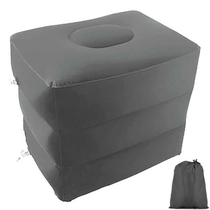 Kids Inflatable Flight Sleeping Pillow On Airplane Car Bus