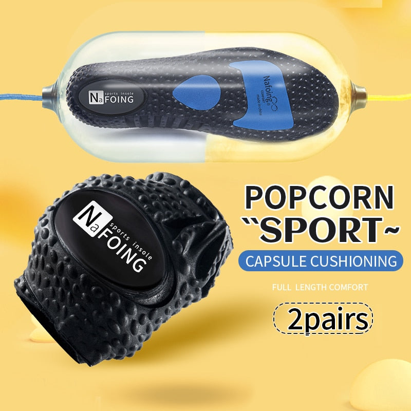 UNISEX Insoles For Shoes Shock Absorption Deodorant