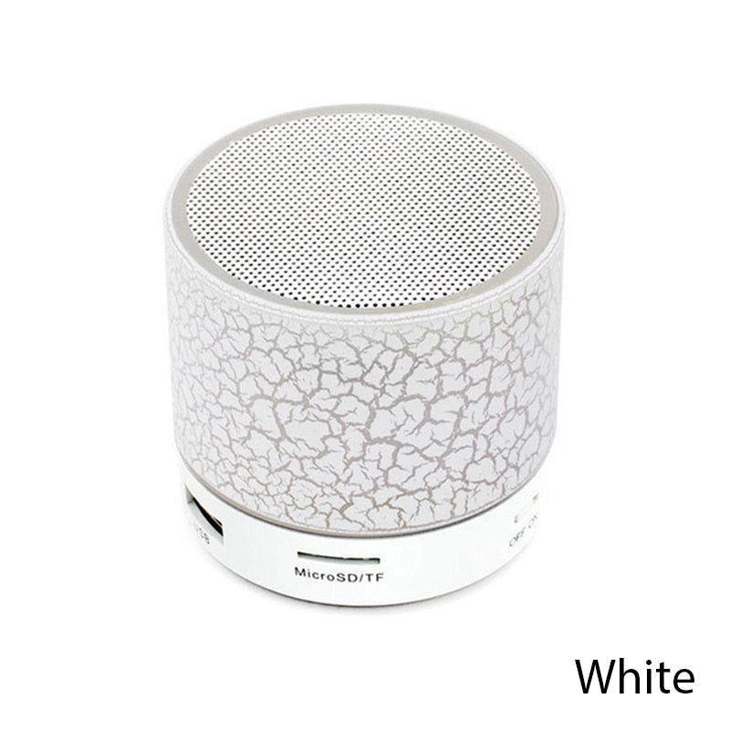 New Mini Wireless Bluetooth Outdoor Subwoofer Portable Speaker Radio Music Sound Box Dazzling Crack Wireless Speaker