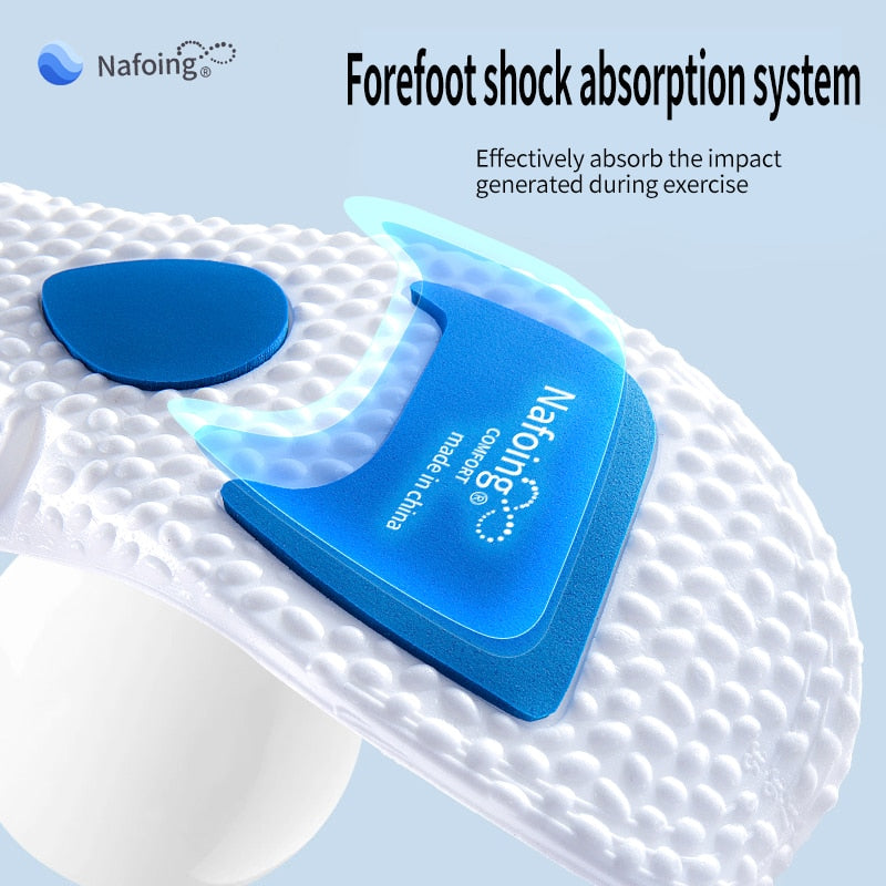 UNISEX Insoles For Shoes Shock Absorption Deodorant