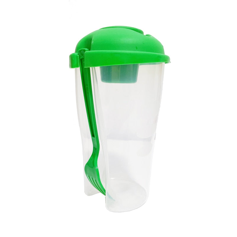 Cup Container Set with Fork Sauce Cup Lid
