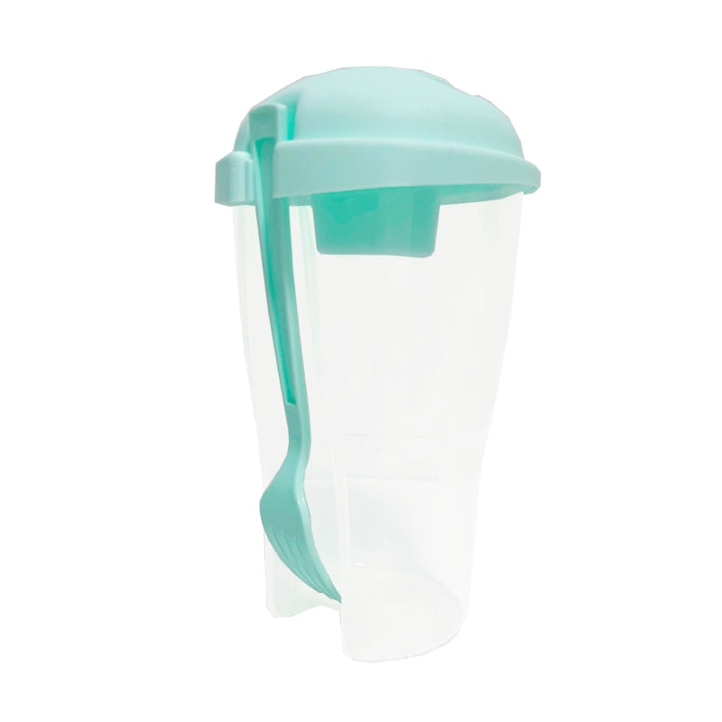 Cup Container Set with Fork Sauce Cup Lid