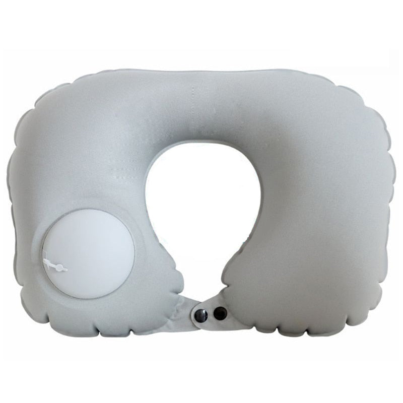 Kids Inflatable Flight Sleeping Pillow On Airplane Car Bus