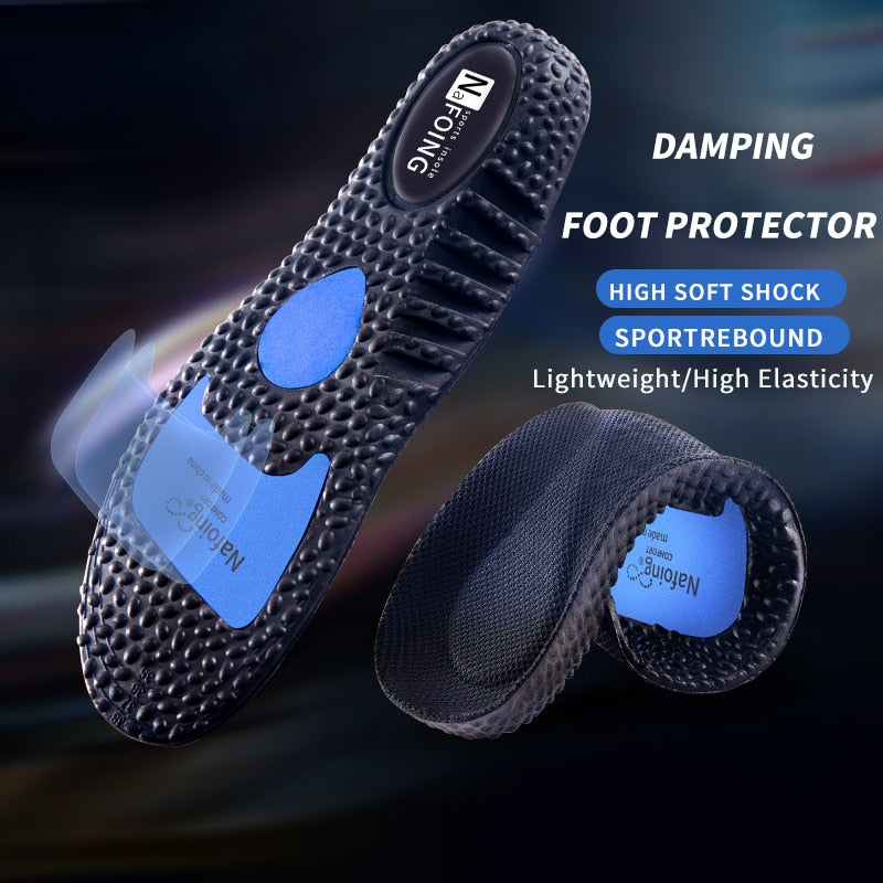 UNISEX Insoles For Shoes Shock Absorption Deodorant