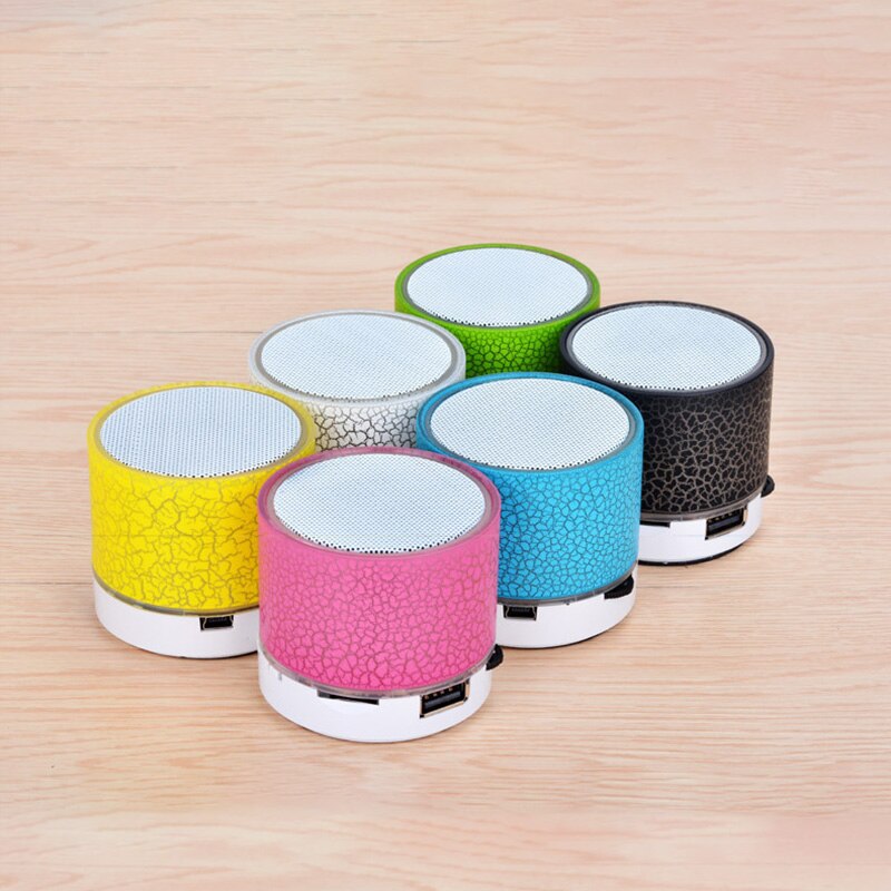 New Mini Wireless Bluetooth Outdoor Subwoofer Portable Speaker Radio Music Sound Box Dazzling Crack Wireless Speaker