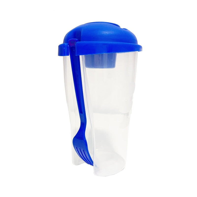 Cup Container Set with Fork Sauce Cup Lid