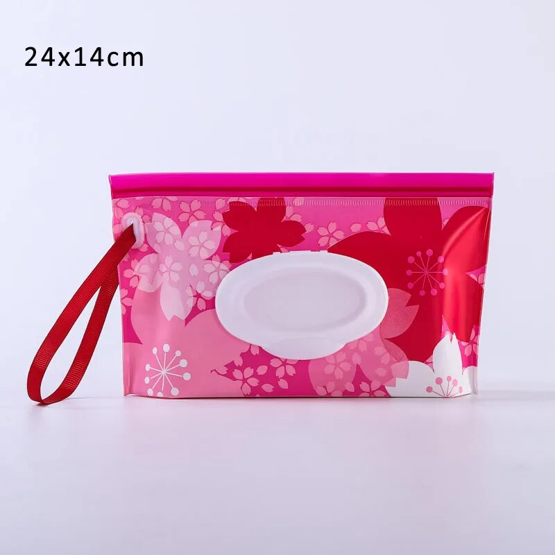 EVA 1Pcs Cartoon Pattern Wet Wipe Bag Eco-friendly Infant Supplies Portable Wipes Container Cleaning Wipes Case Reusable