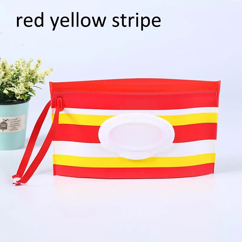 EVA 1Pcs Cartoon Pattern Wet Wipe Bag Eco-friendly Infant Supplies Portable Wipes Container Cleaning Wipes Case Reusable