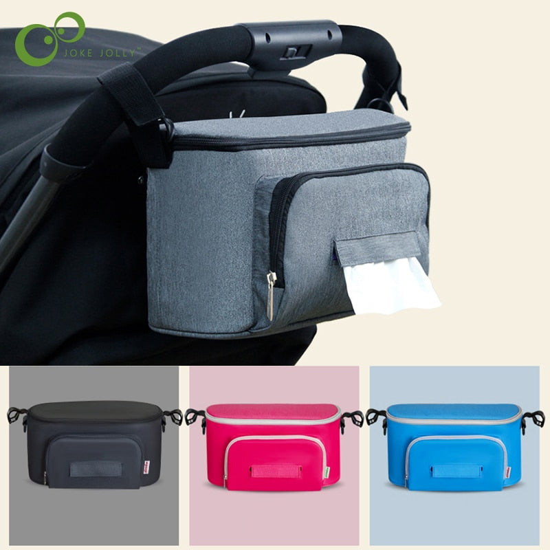 Large Capacity Travel Baby Stroller Storage Organizer.